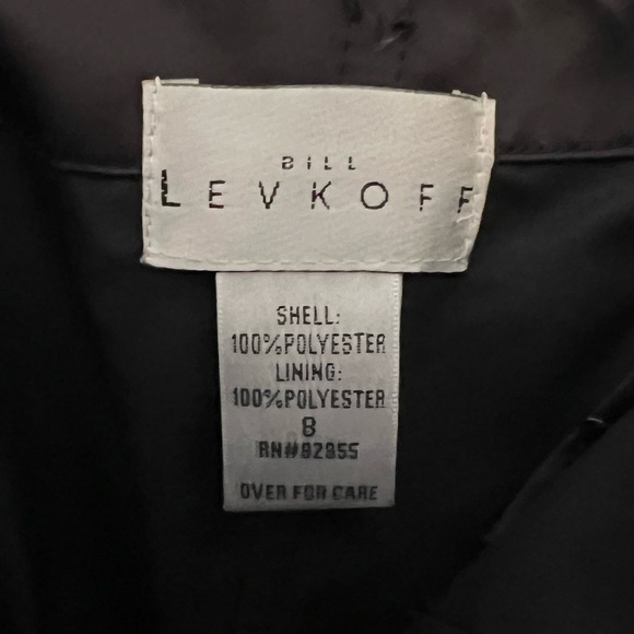 Black strapless Bill Levkoff dress - Picture 3 of 8